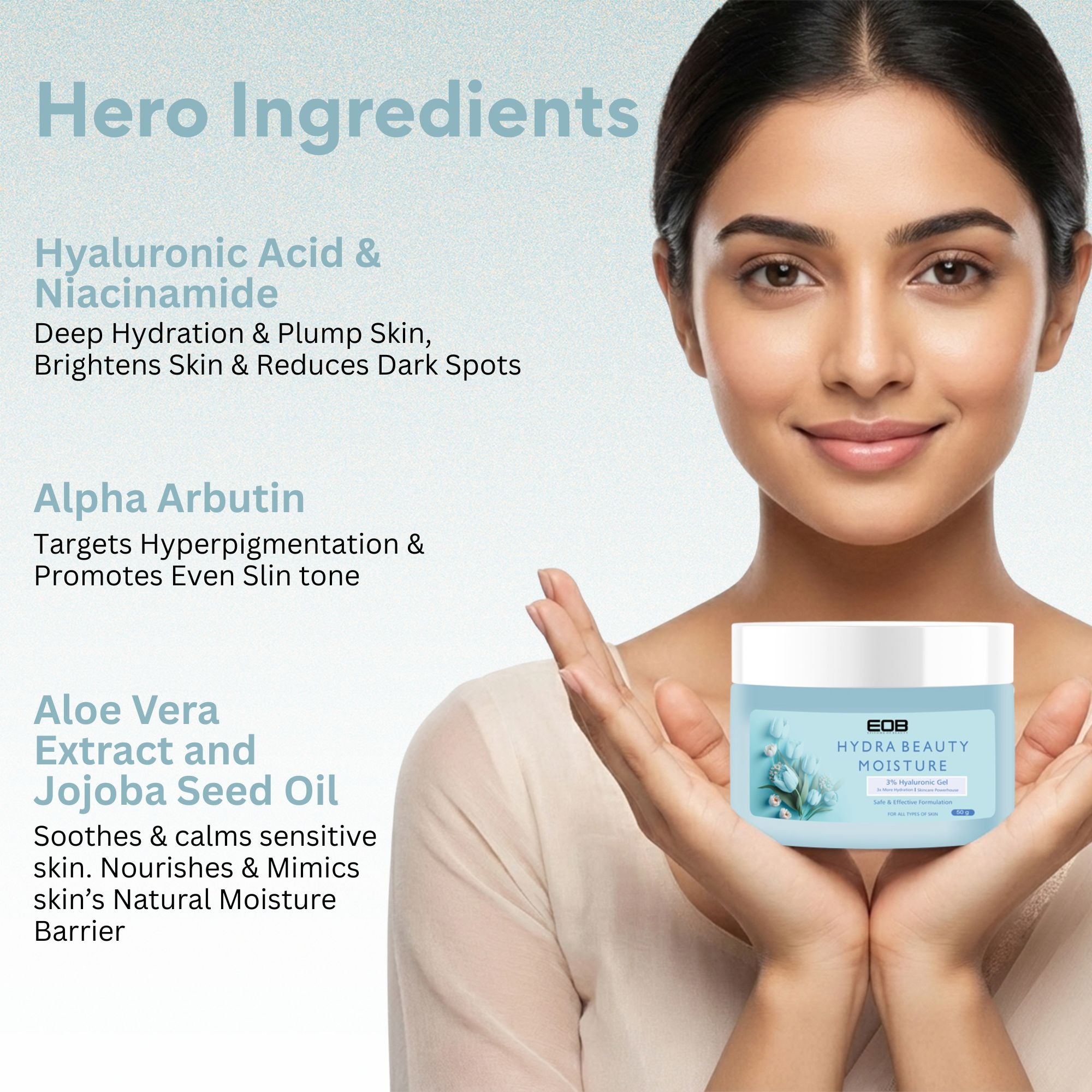 EOB Hydra Beauty Moisture 3% Hyaluronic Acid - Distacart