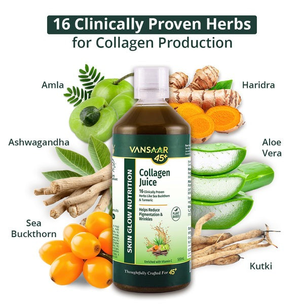 Vansaar 45+ Collagen Juice - Distacart