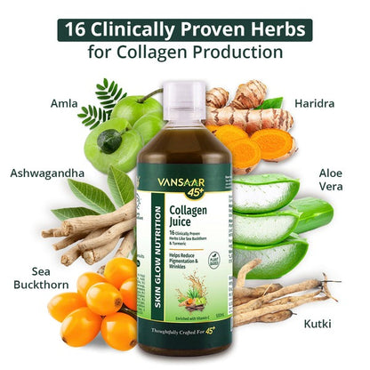 Vansaar 45+ Collagen Juice - Distacart