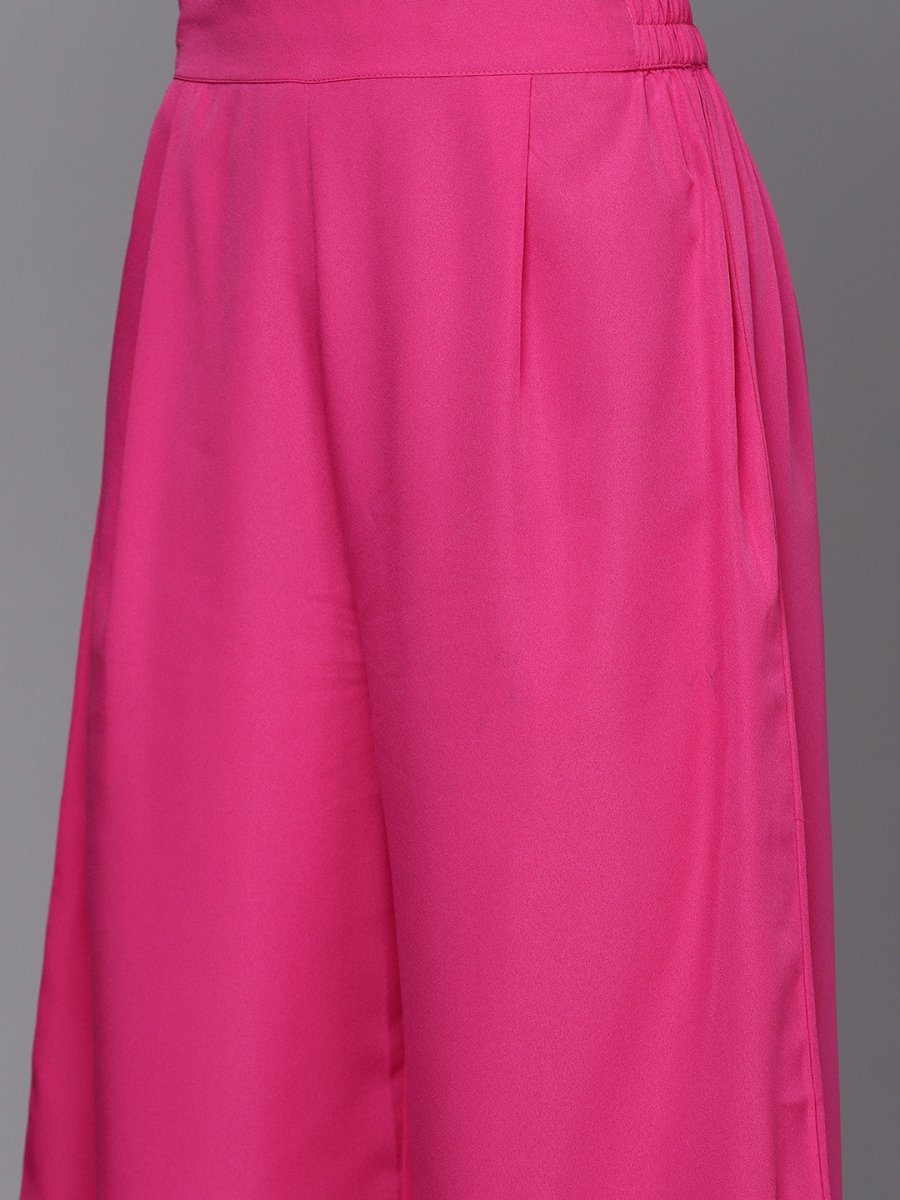 Ahalyaa Gotta Patti Kurta With Palazzos & Dupatta - Distacart