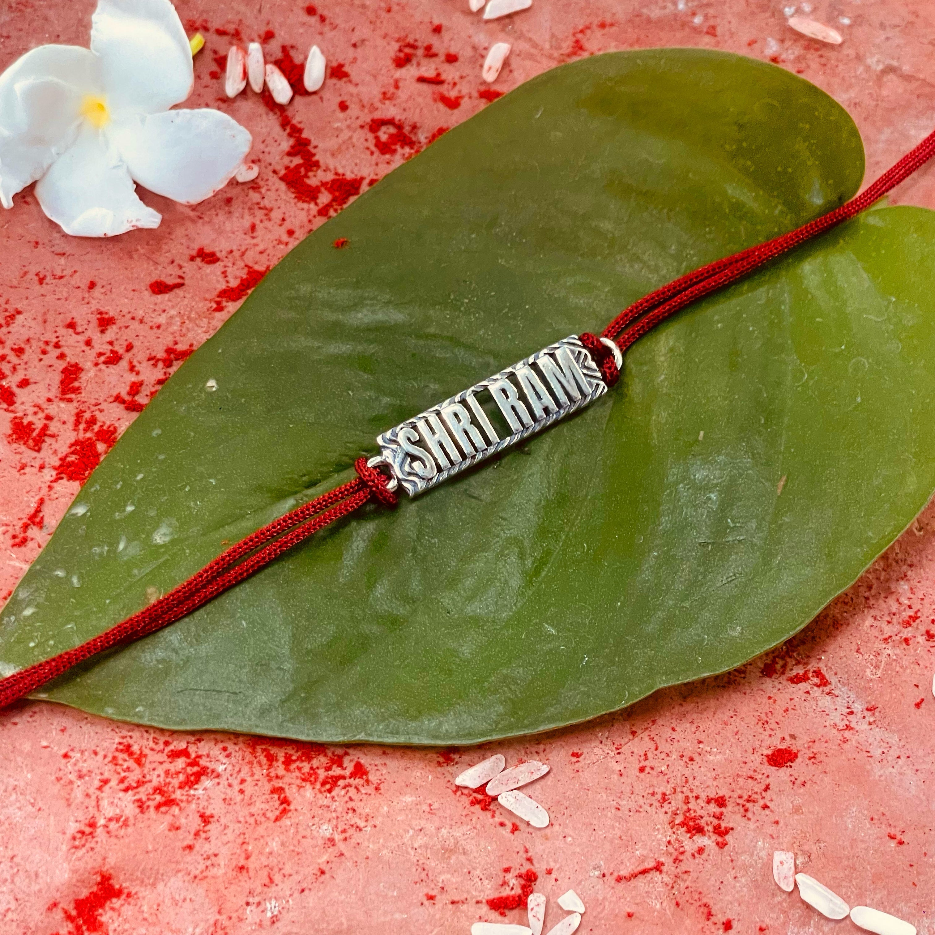 trueBrowns 925 Sterling Silver Shri Ram Thread Rakhi - Distacart