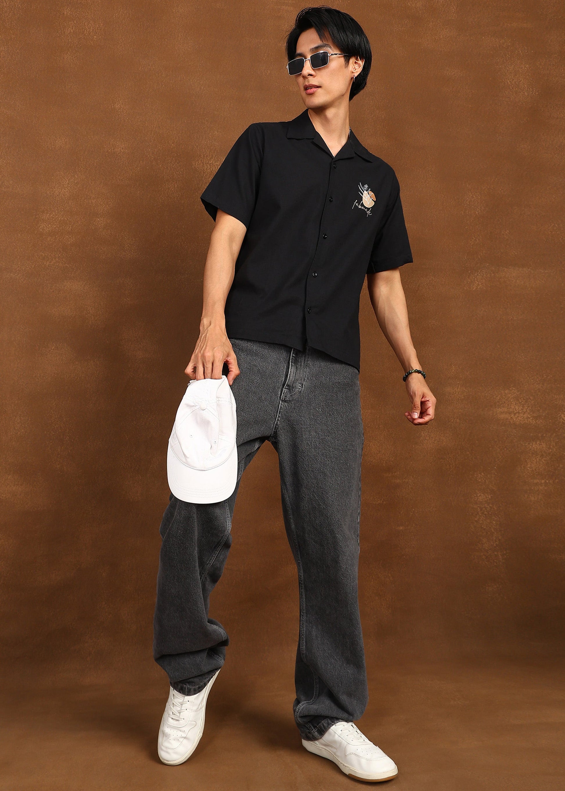 Fabmade Noir Emblem Co-Ord Set - Distacart