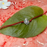 Thumbnail for trueBrowns 925 Sterling Silver Lord Ganesh Idol Thread Rakhi - Distacart