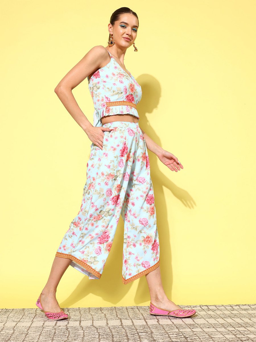 Ahalyaa Women Floral Printed Co-Ords - Distacart