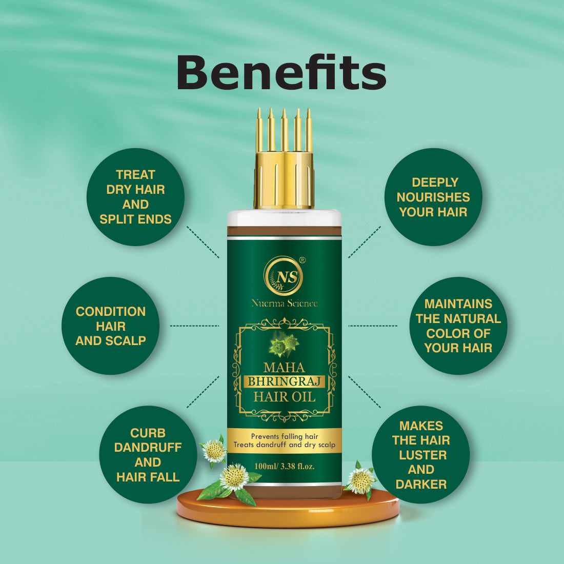 Nuerma Science Maha Bhringraj Hair Oil - Distacart