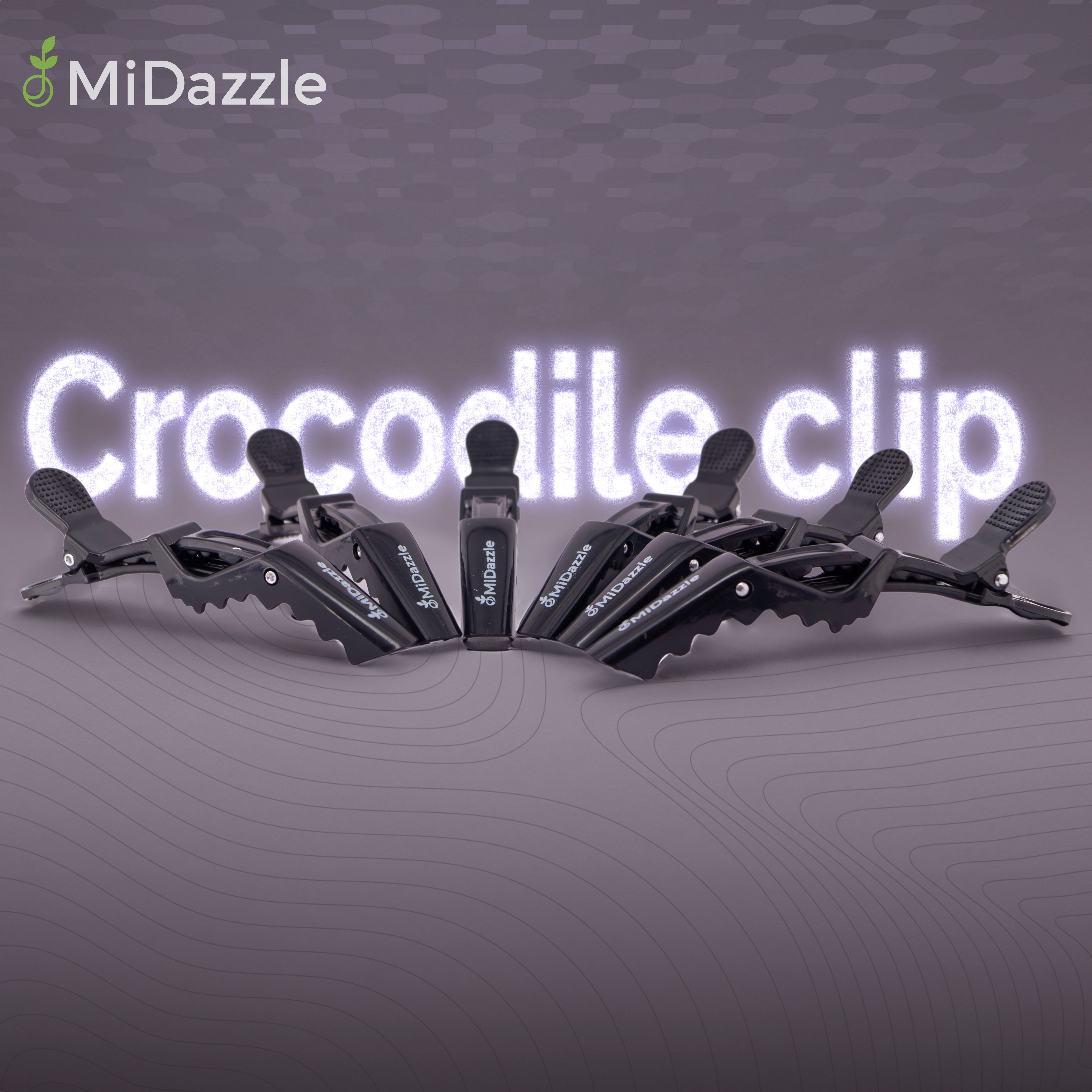 MiDazzle Section Hair Clips Pack Of 6 MIHA6302 - Distacart