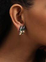 Thumbnail for trueBrowns Silver Gold Tone Stud Earrings - Distacart
