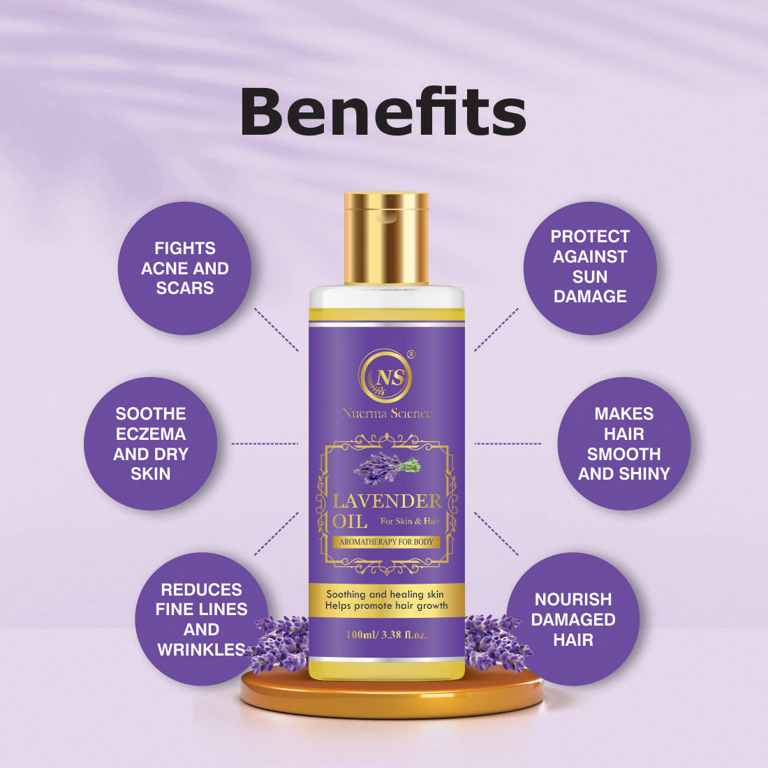 Nuerma Science Lavender Oil For Skin & Hair