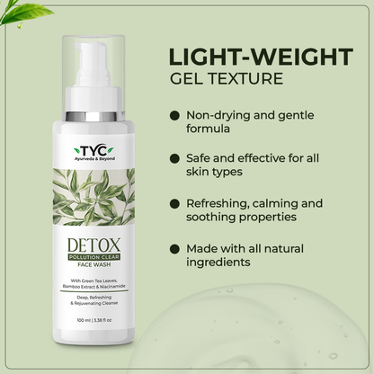 TYC Detox Pollution Clear Facewash - Dista