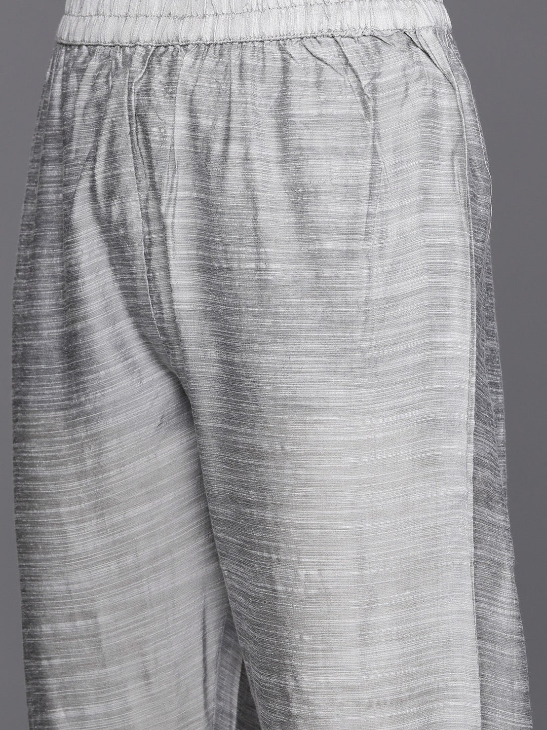 Varanga Women Blue & Silver Sequinned Yoke Design Kurta With Trousers & Dupatta - Distacart