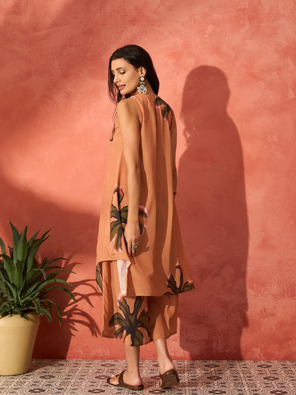 InWeave Faun Kurta Short Palazzo Set - Distacart