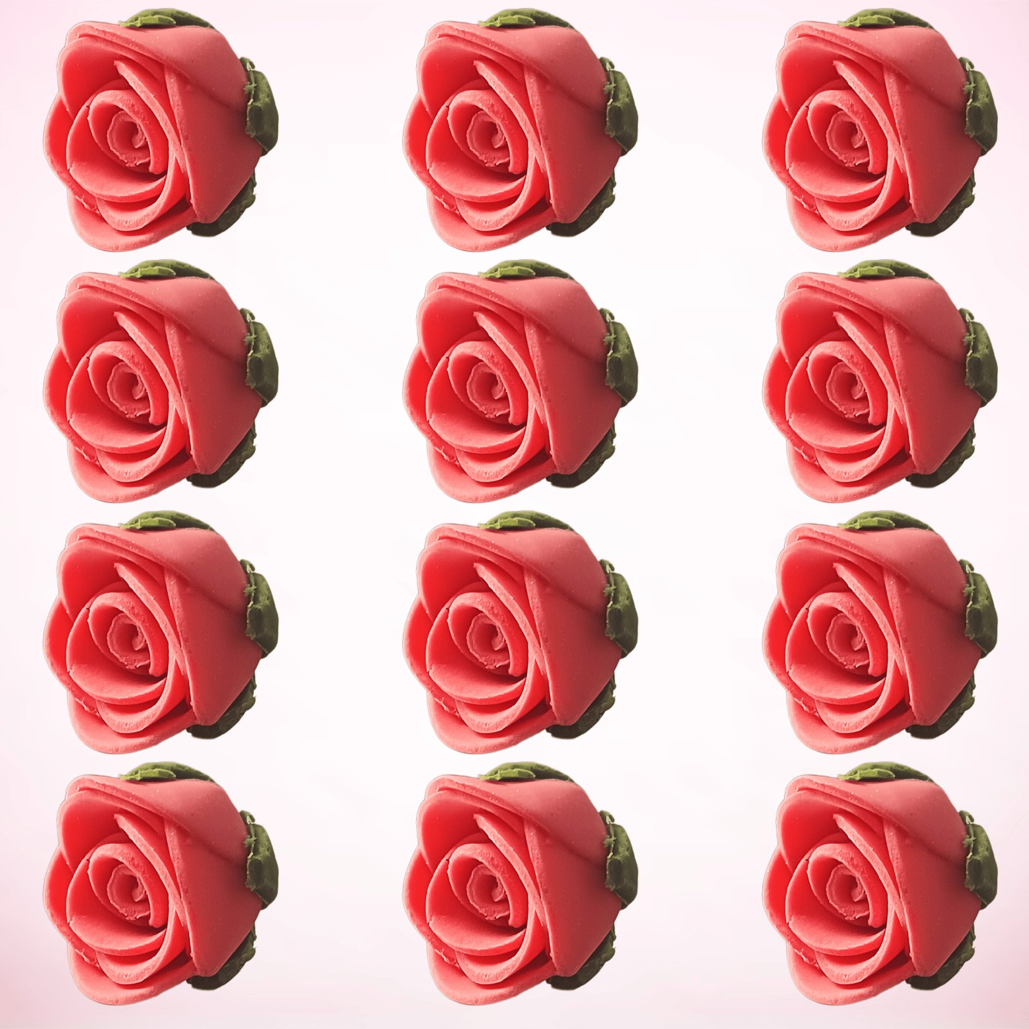 sugar roses for cake cupcake decoration coral 120 gms