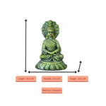 Thumbnail for Sowpeace Premium Terracotta Meditating Buddha on Lotus Tabletop