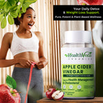 Thumbnail for Health Veda Organics Apple Cider Vinegar Supplements Capsules - Distacart