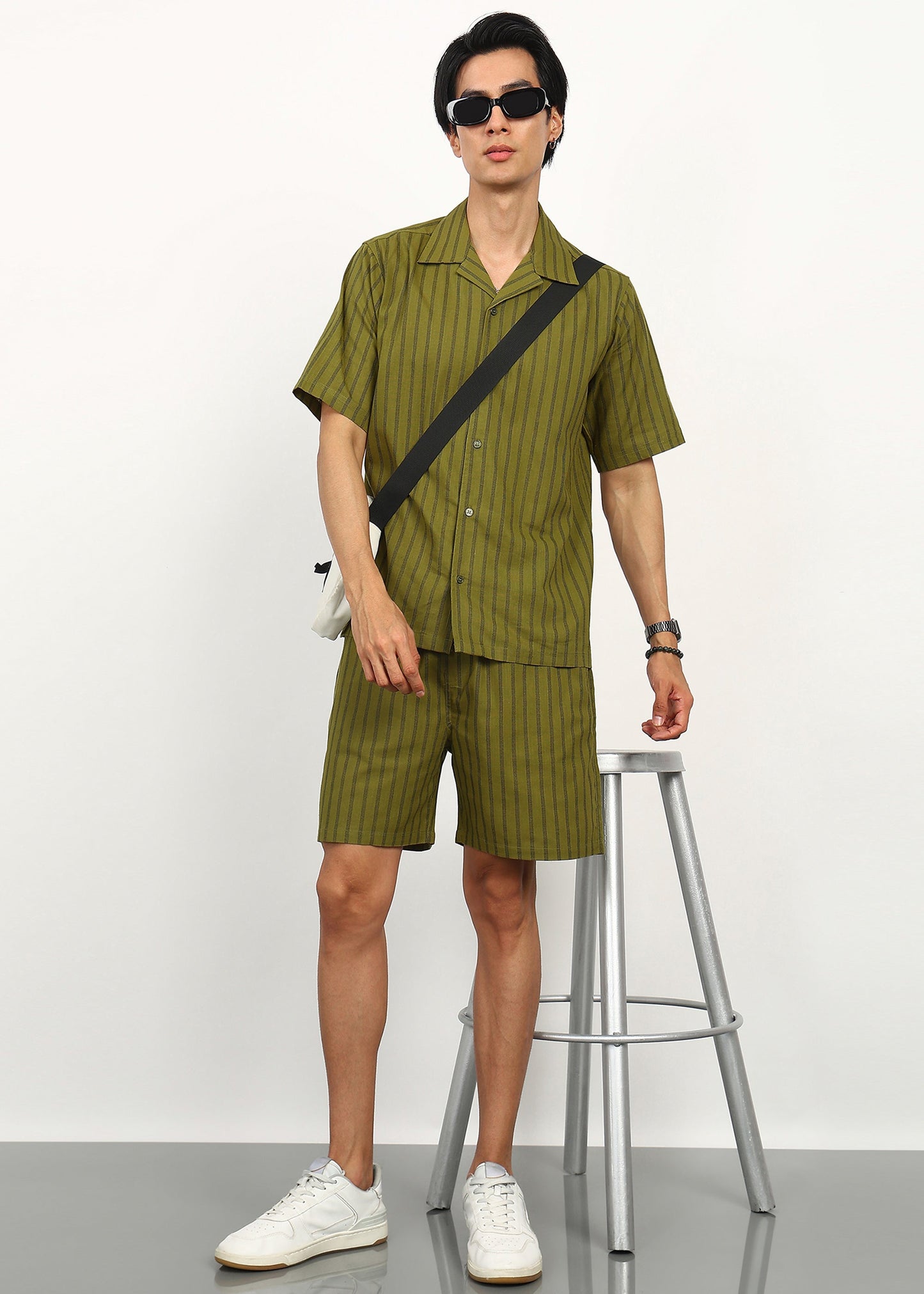 Fabmade Olive Breeze Co-Ord Set - Distacart