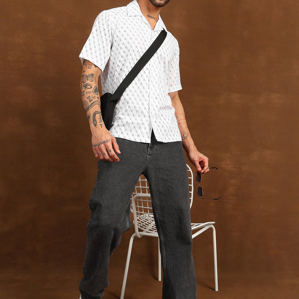 Fabmade Urban Dot Linen Shirt - Distacart
