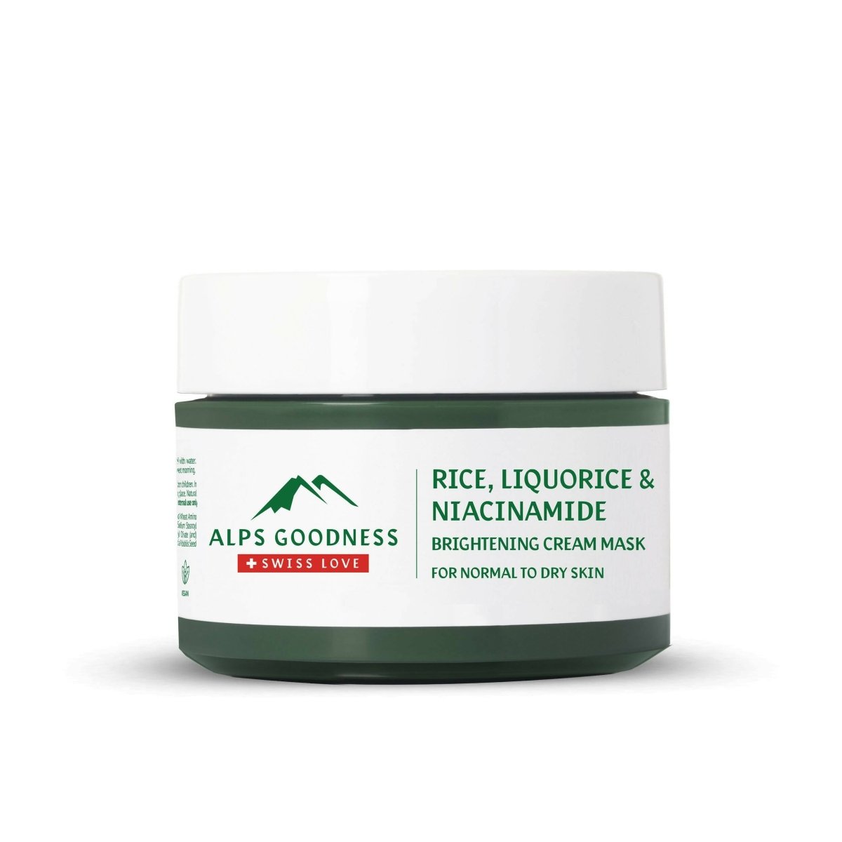 Alps Goodness Rice, Liquorice & Niacinamide Brightening Cream Mask - Distacart