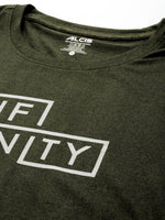Thumbnail for Alcis Typography Printed Anti Static Slim Fit T-shirt - Distacart