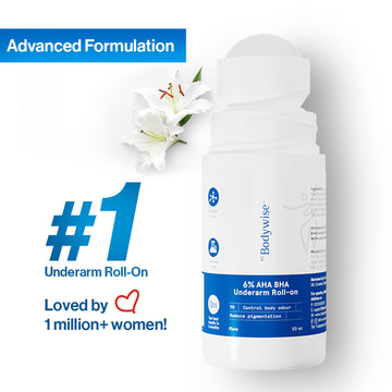 Be Bodywise 6% AHA BHA Advanced Underarm Roll On - 50ml