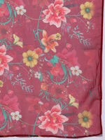 Thumbnail for Indo Era Women Floral Yoke Design Panelled Thread Work Kurta with Trousers & Dupatta