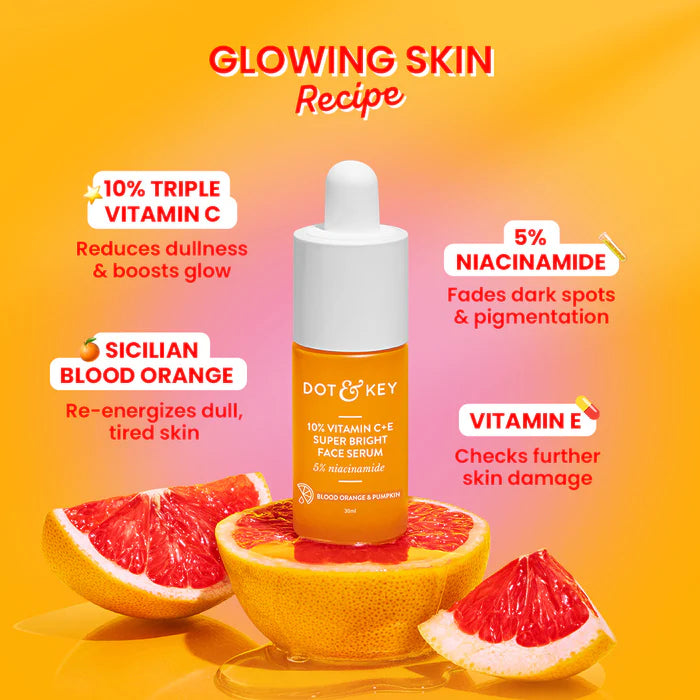 Dot & Key CSMS (Cleanser, Serum, Moisturizer, Sunscreen) Vitamin C Combo