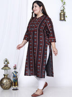 Thumbnail for Swasti Floral Embroidered Cotton Kurta