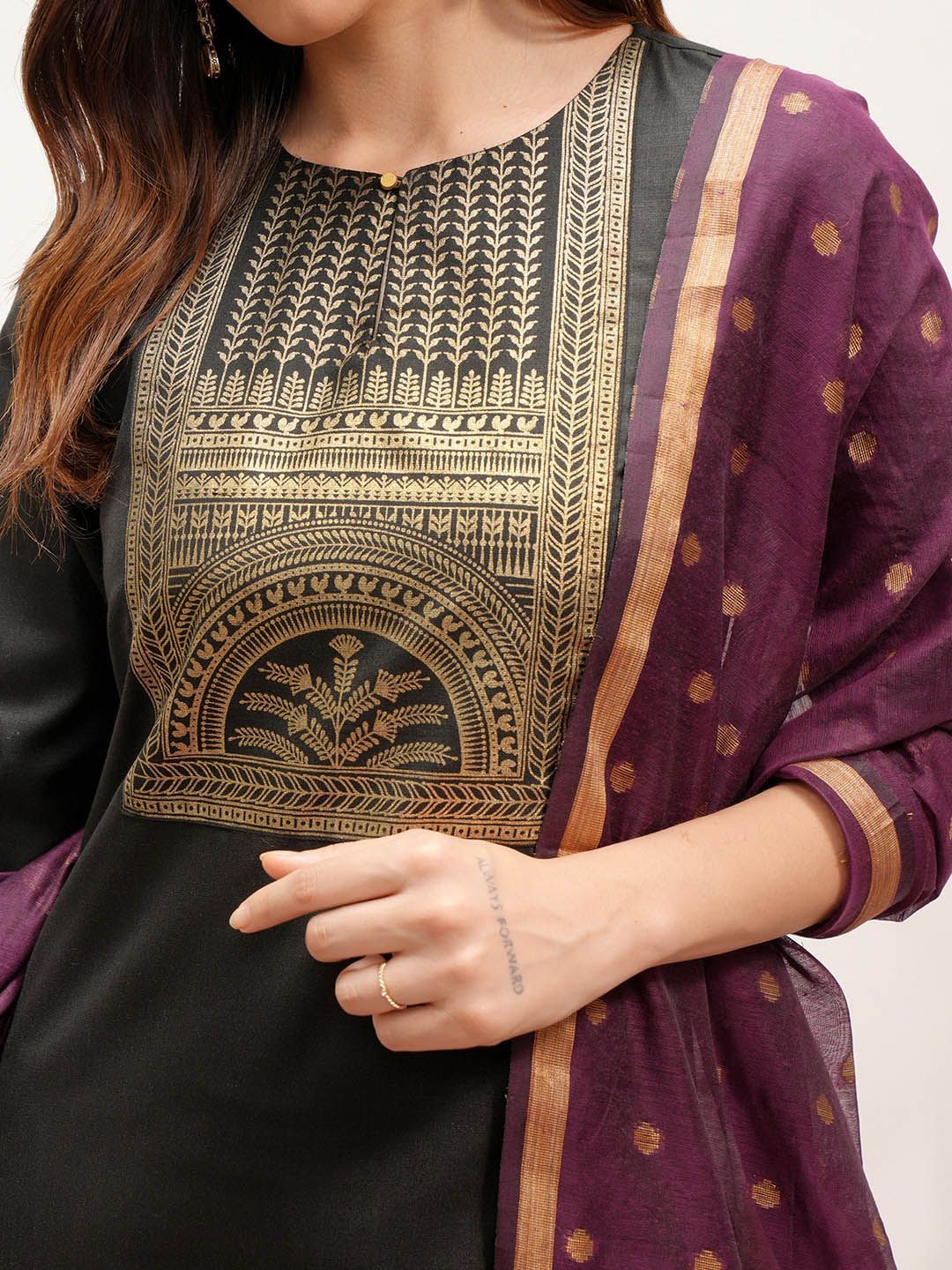 Vishudh Printed Regular Kurta with Palazzos & With Dupatta - Distacart