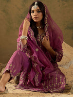 Thumbnail for Indo Era Women Floral Embroidered Regular Kurta with Trousers & With Dupatta