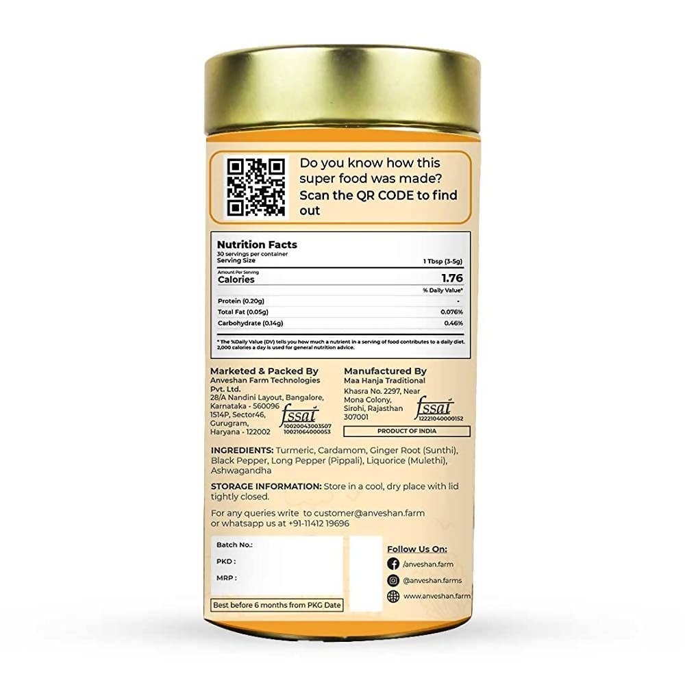 Anveshan Turmeric Latte Ashwagandha Mix