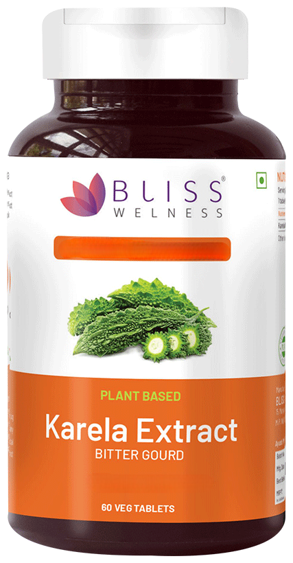Bliss Welness Antioxidant Karela Extract Veg Tablet - Distacart