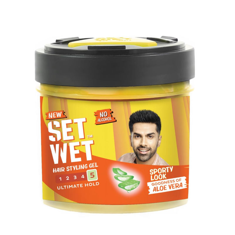 Set Wet Hair Gel for Men Ultimate Hold Electric Spikes - Distacart