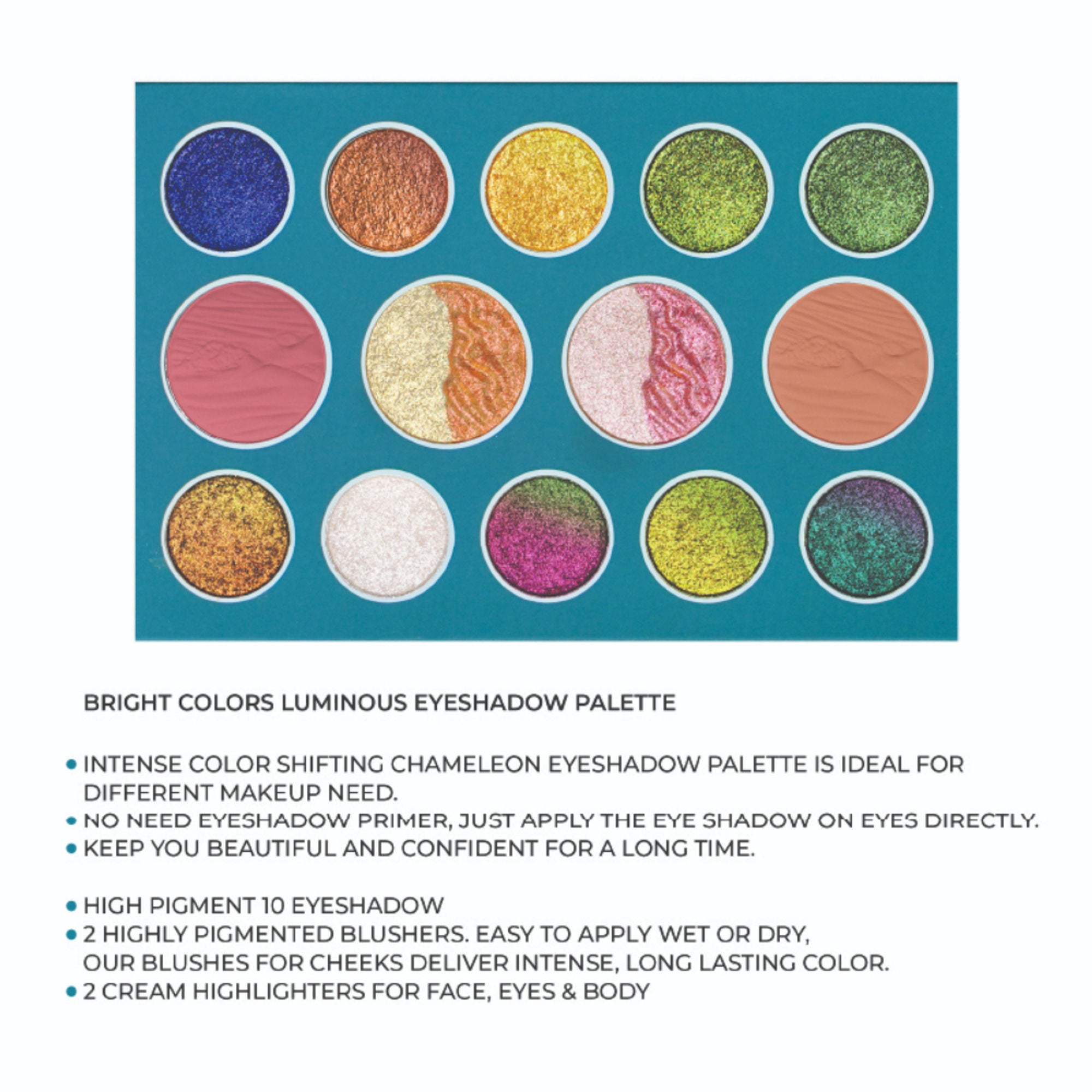Shopaarel Luminous Eyeshadow Palette - Distacart