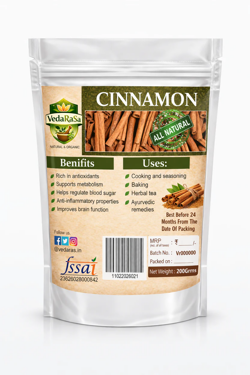 VedaRasa Raw Cinnamon Sticks (Dalchini) - Distacart