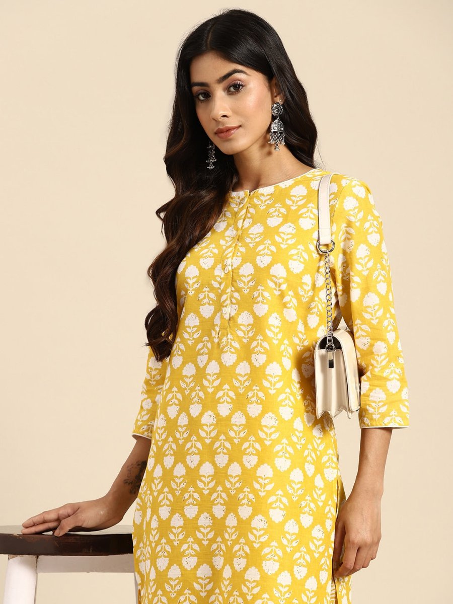 All About You Printed Kurta with Palazzos - Distacart