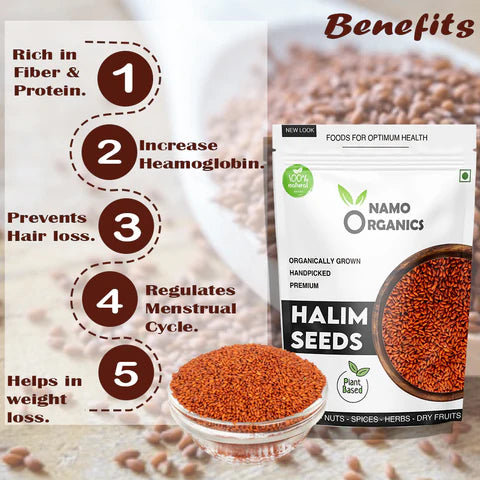 Namo Organics Halim Seeds (Aliv Seeds) - Distacart