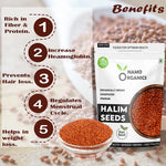 Thumbnail for Namo Organics Halim Seeds (Aliv Seeds) - Distacart