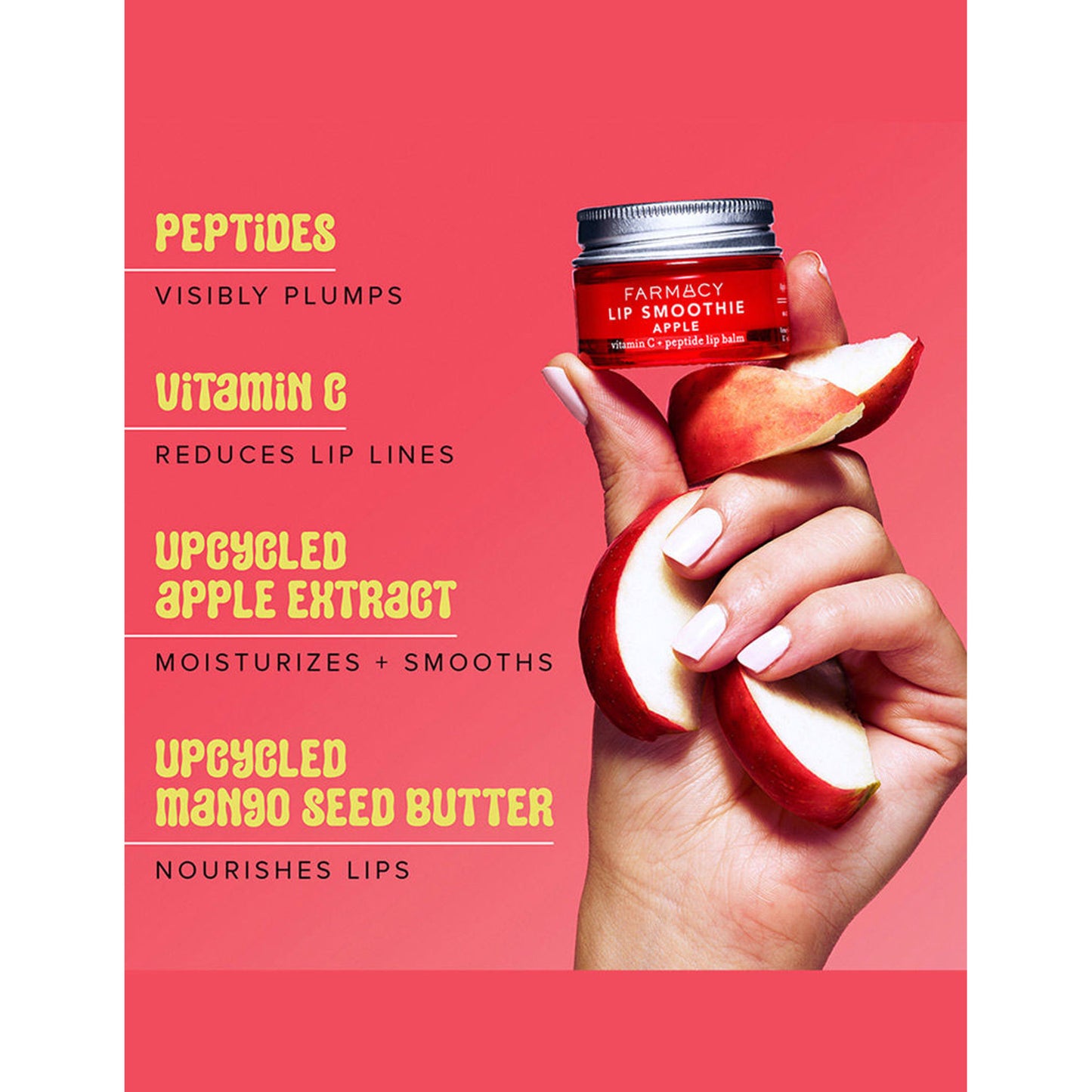 Farmacy Beauty Lip Smoothie Vitamin C + Peptide Lip Balm - Distacart