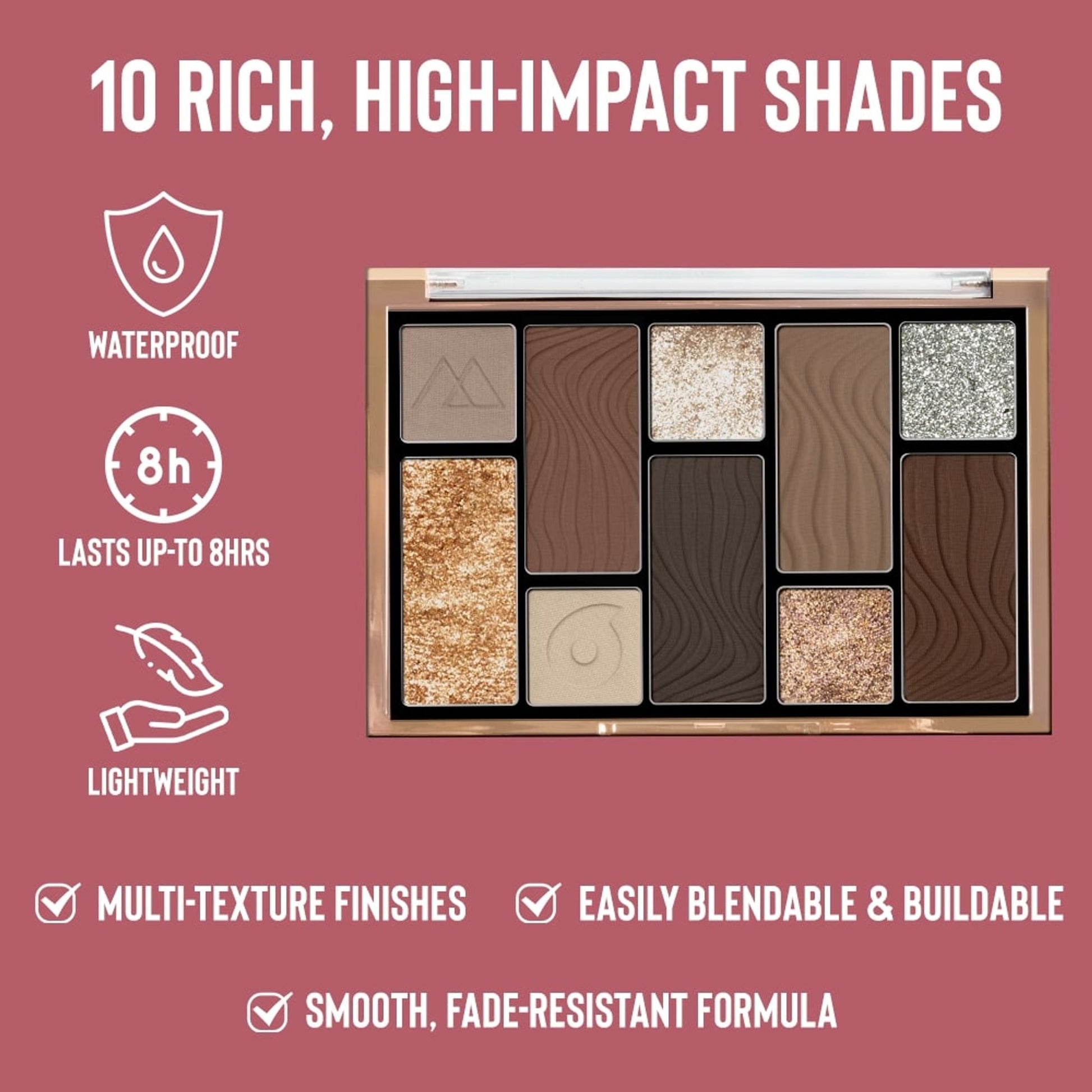 Character 10 Color Eyeshadow Palette - Cep002 - Distacart