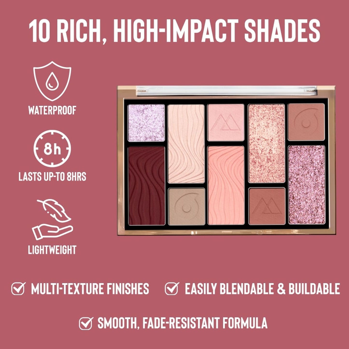 Character 10 Color Eyeshadow Palette - Cep003 - Distacart