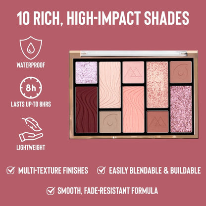 Character 10 Color Eyeshadow Palette - Cep003 - Distacart