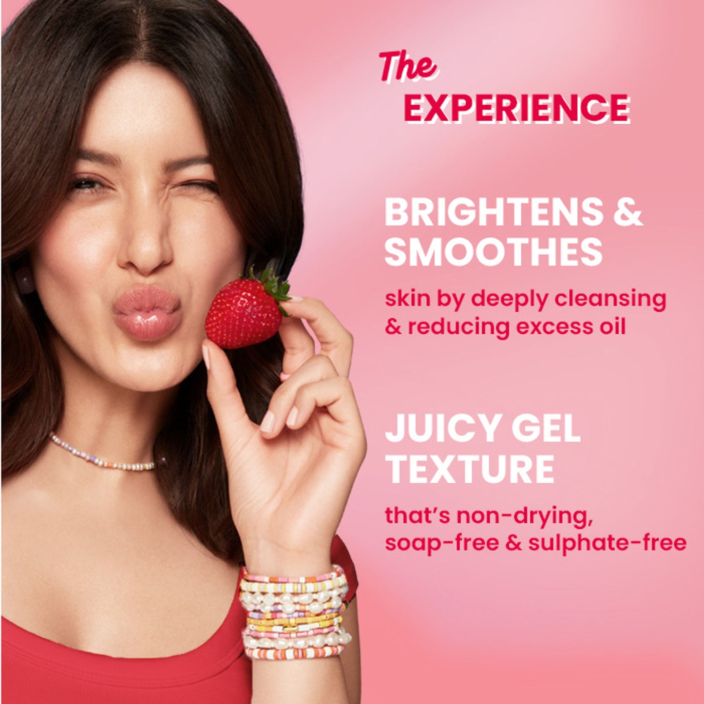 Dot & Key Strawberry Bright Niacinamide Gel Face Wash - Dista