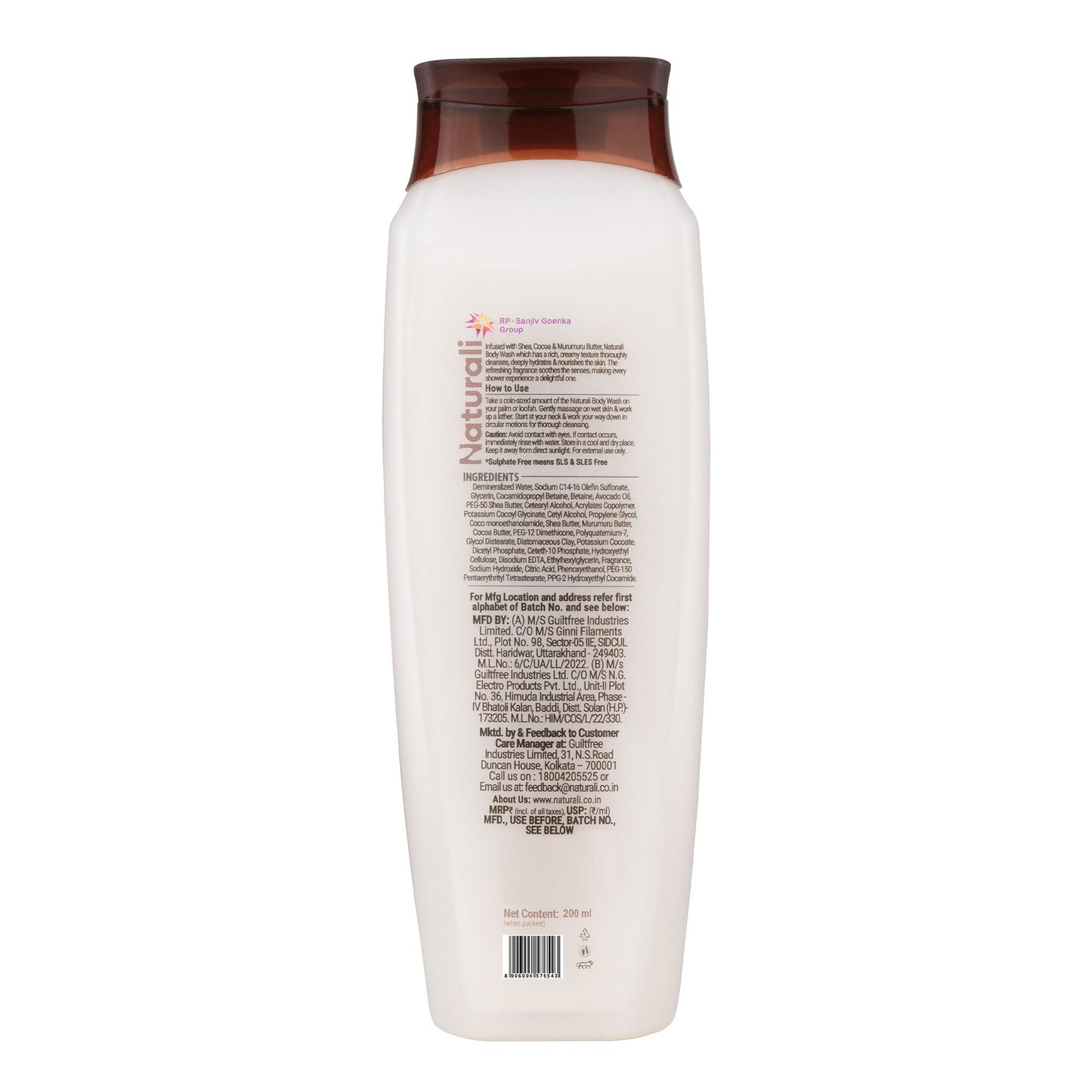 Naturali Deep Moisturising Body Wash - Distacart