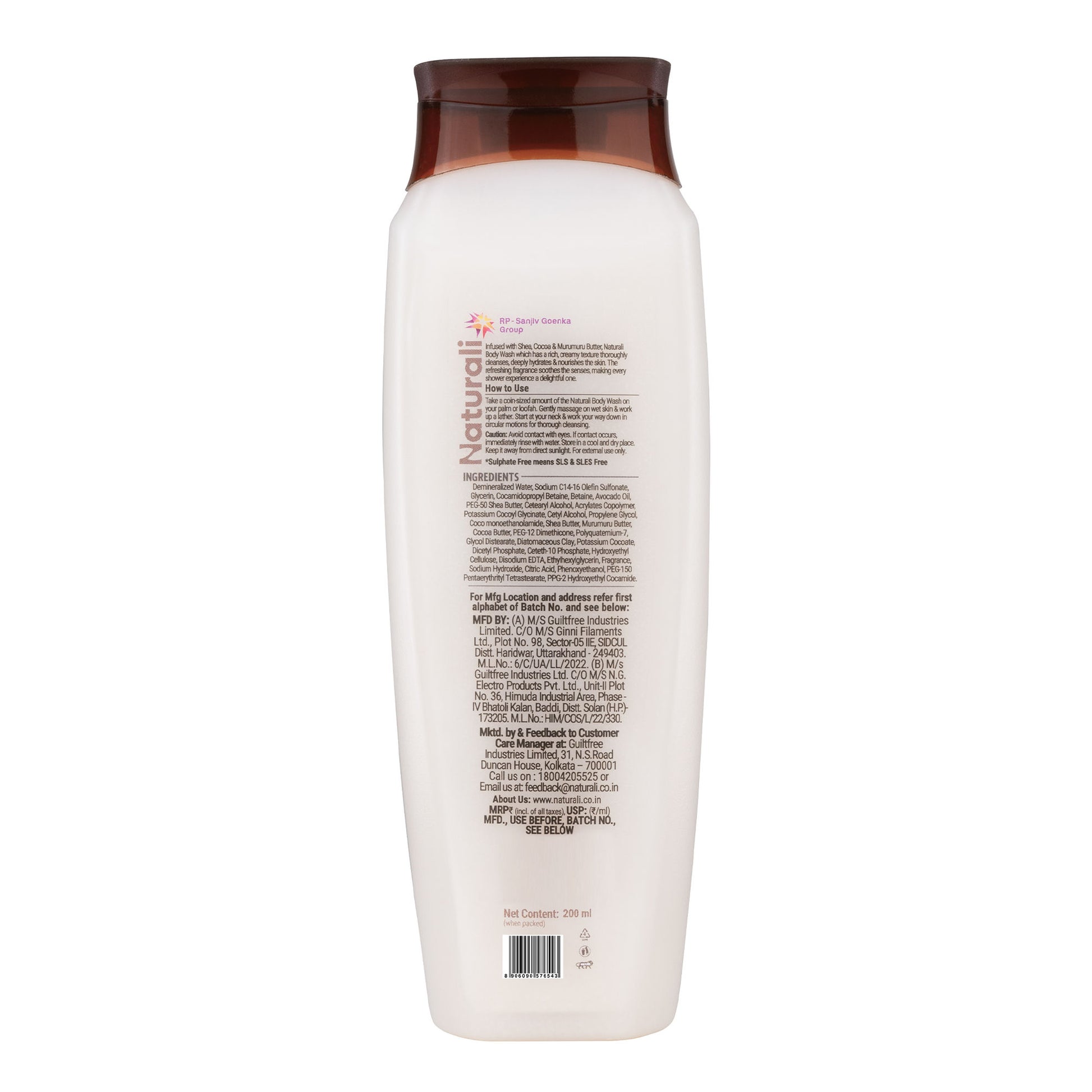 Naturali Deep Moisturising Body Wash - Distacart