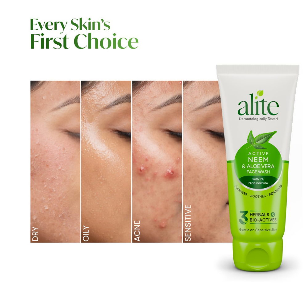 Alite Neem & Aloe Vera Face Wash - Distacart