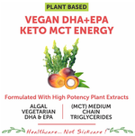 Thumbnail for bliss welness brain health dha epa finest vegetarian omega 3 veg capsule