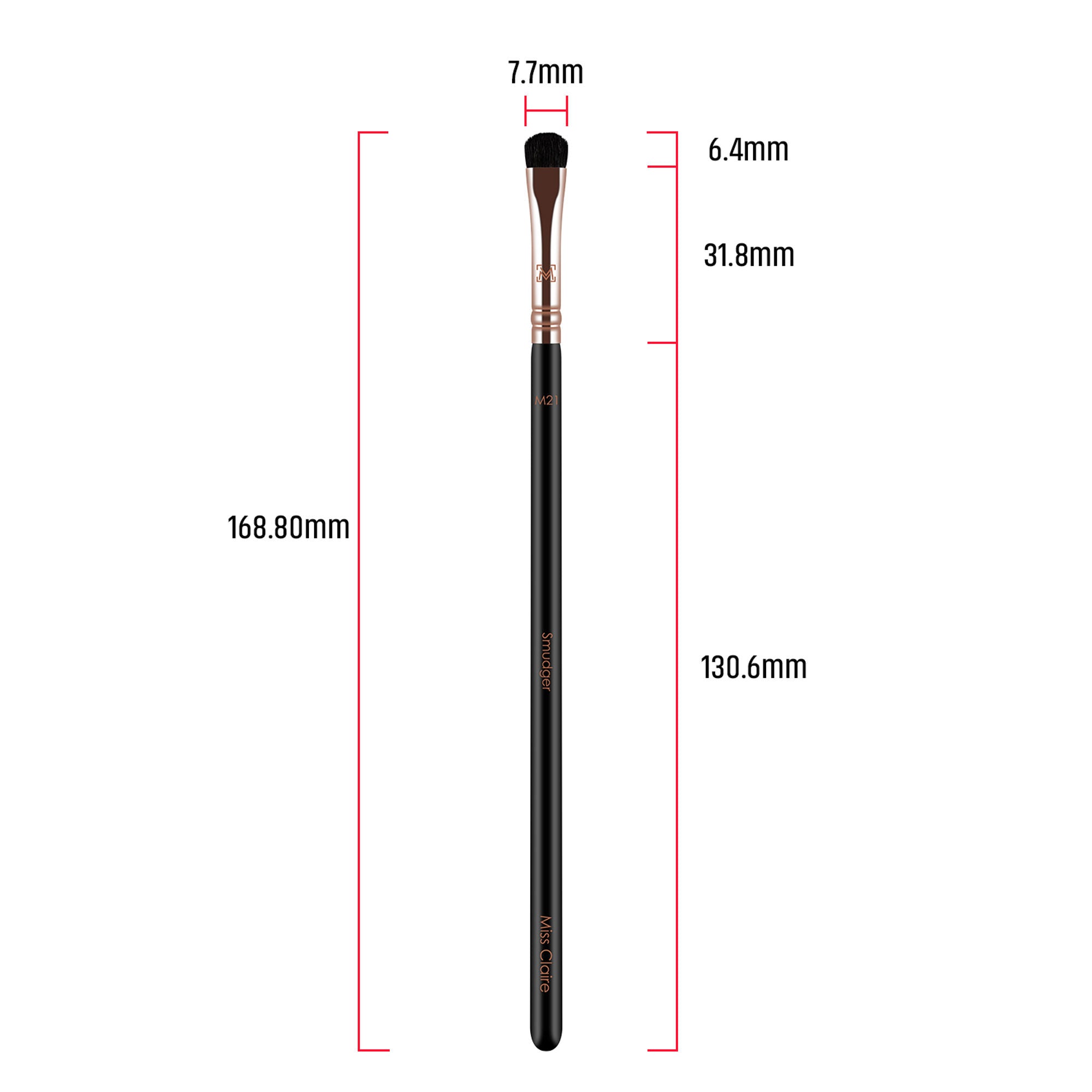 Miss Claire M21 - Smudger Brush - Rose Gold - Distacart