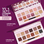 Thumbnail for Swiss Beauty Bae Town 12-In-1 Comes Eyeshadow Palette With Eye Brush - 02 Crush Me - Distacart
