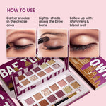 Thumbnail for Swiss Beauty Bae Town 12-In-1 Comes Eyeshadow Palette With Eye Brush - 02 Crush Me - Distacart