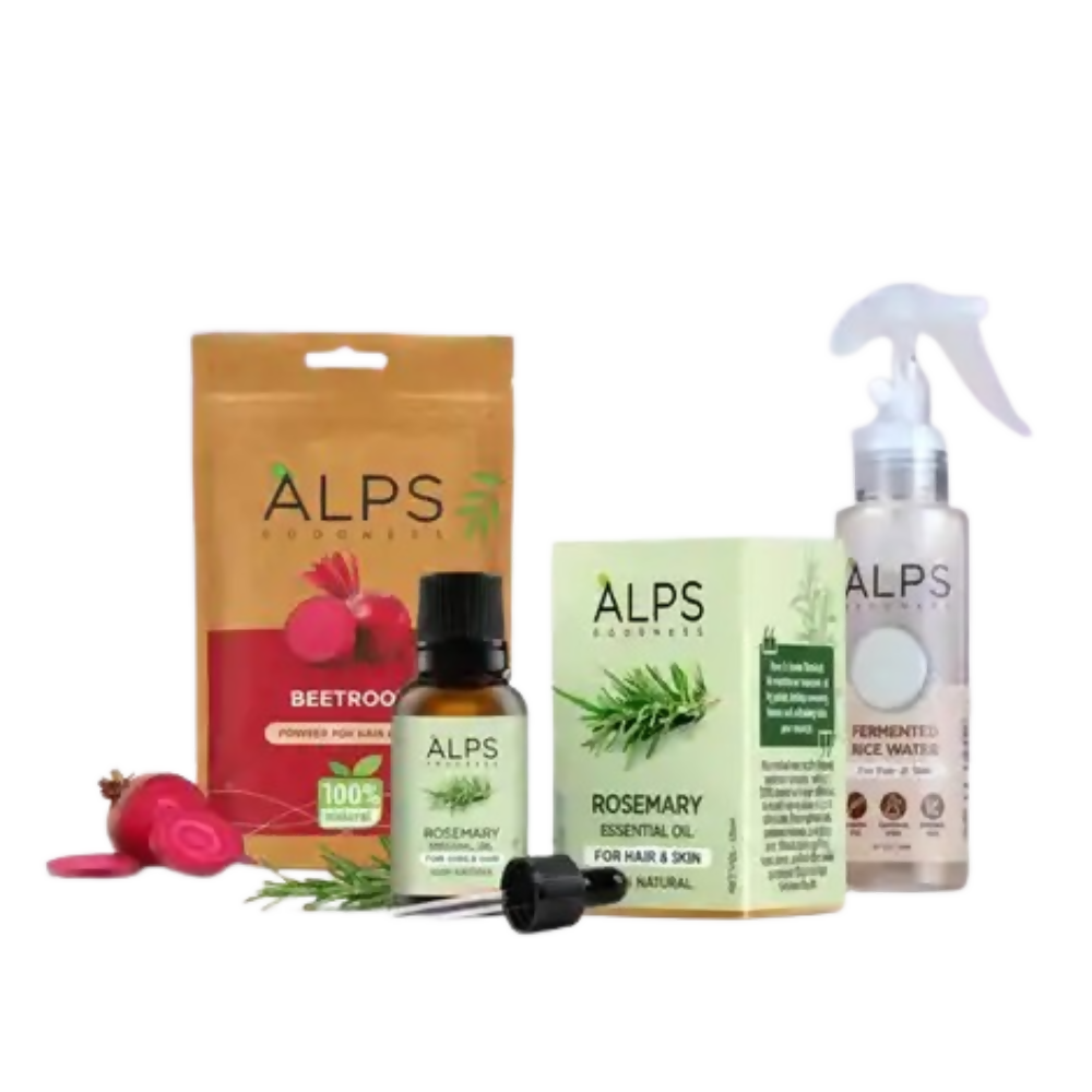 Alps Goodness Glossy Hair Combo Kit - Distacart