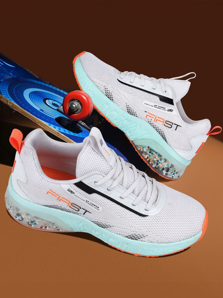 Buy Campus Men White Mesh Running Shoes Online At Low Price